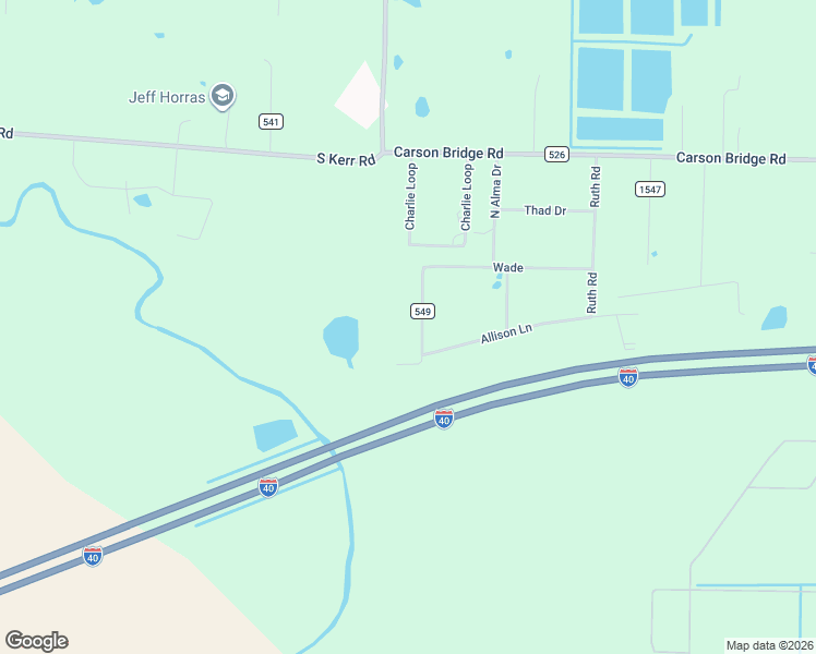 map of restaurants, bars, coffee shops, grocery stores, and more near 34 Helen Drive in Lonoke