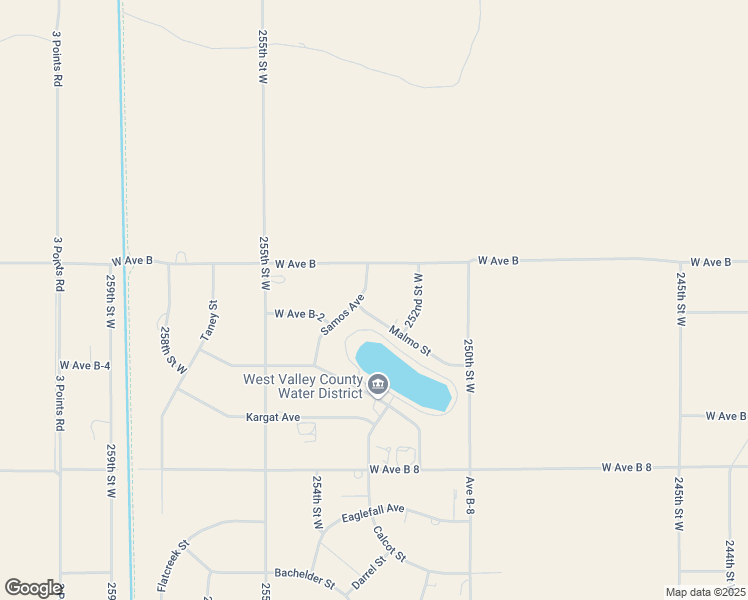 map of restaurants, bars, coffee shops, grocery stores, and more near 25253 Malmo Street in Lancaster