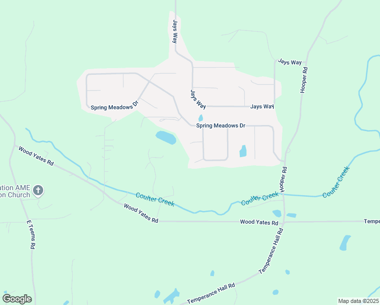 map of restaurants, bars, coffee shops, grocery stores, and more near 62 Spring Water Drive in Ringgold