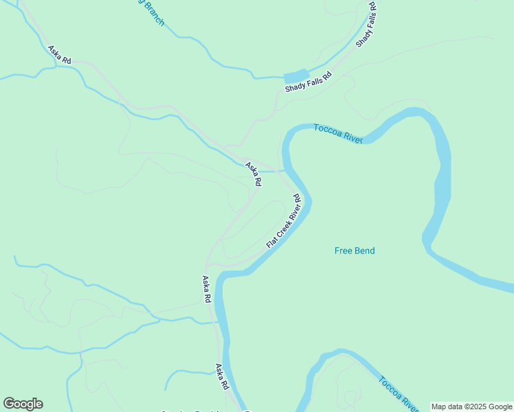 map of restaurants, bars, coffee shops, grocery stores, and more near 500 Flat Creek Circle in Blue Ridge