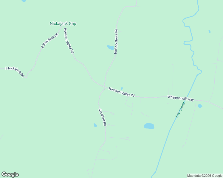 map of restaurants, bars, coffee shops, grocery stores, and more near 1726-1876 Houston Valley Road in Ringgold