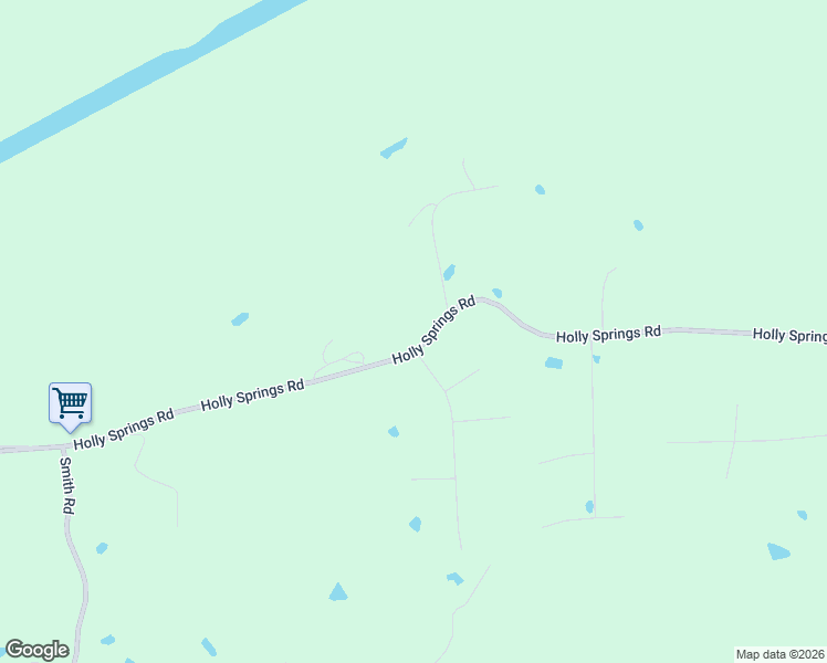 map of restaurants, bars, coffee shops, grocery stores, and more near 7640 Holly Springs Road in Hernando