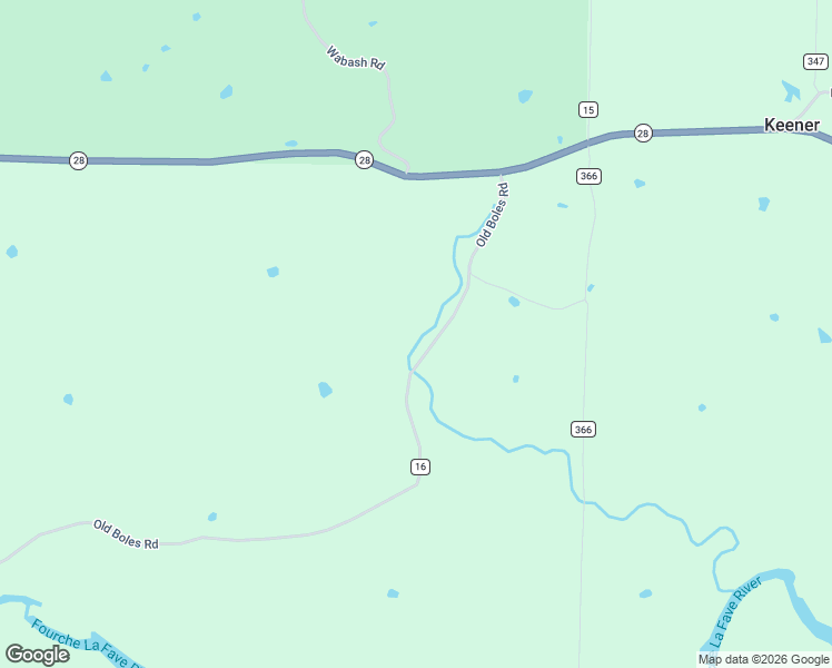 map of restaurants, bars, coffee shops, grocery stores, and more near Old Boles Road in Parks