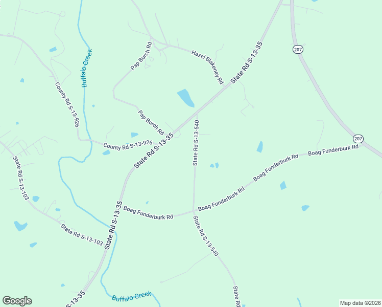map of restaurants, bars, coffee shops, grocery stores, and more near 176 Griffin Road in Pageland