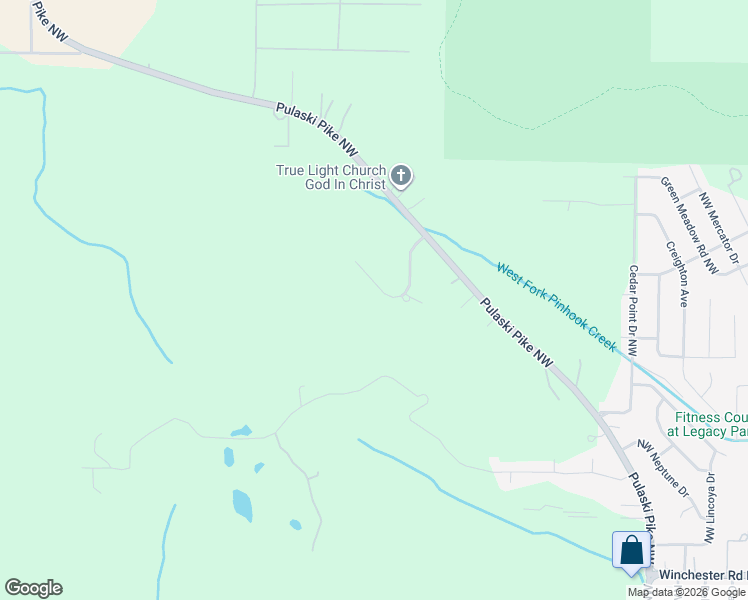 map of restaurants, bars, coffee shops, grocery stores, and more near 5015 Monica Road Northwest in Huntsville