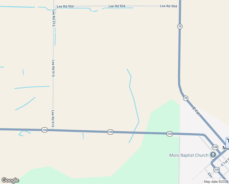 map of restaurants, bars, coffee shops, grocery stores, and more near 238 South Main in Moro