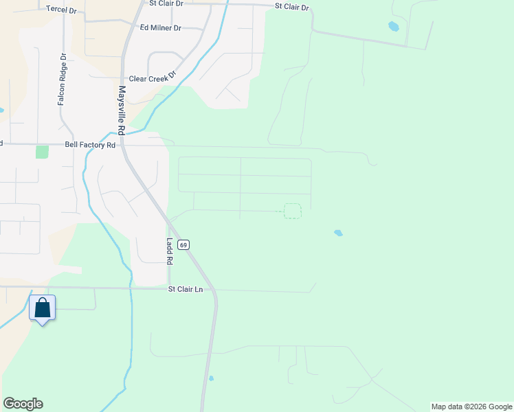 map of restaurants, bars, coffee shops, grocery stores, and more near 150 Blackburn Trace in Huntsville