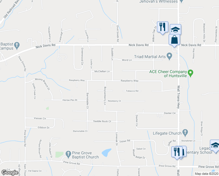 map of restaurants, bars, coffee shops, grocery stores, and more near 107 Cranberry Way in Madison