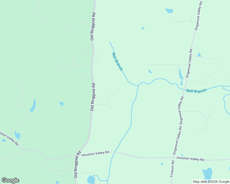 map of restaurants, bars, coffee shops, grocery stores, and more near 1341 Old Ringgold Road in Ringgold