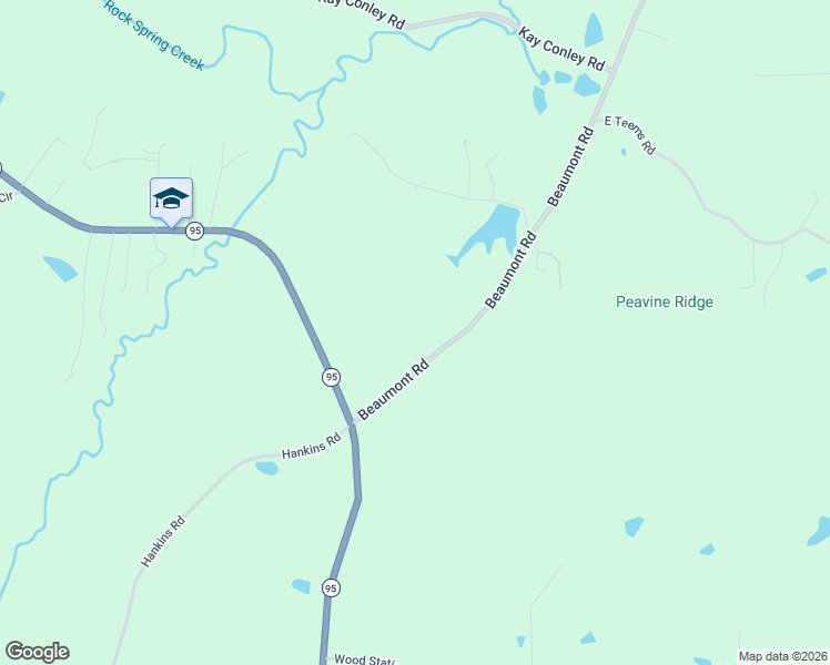 map of restaurants, bars, coffee shops, grocery stores, and more near 185 Beaumont Road in Rock Spring