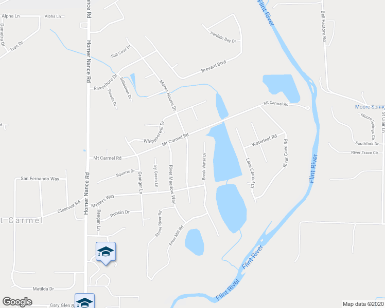 map of restaurants, bars, coffee shops, grocery stores, and more near 147 Manor House Drive in Huntsville