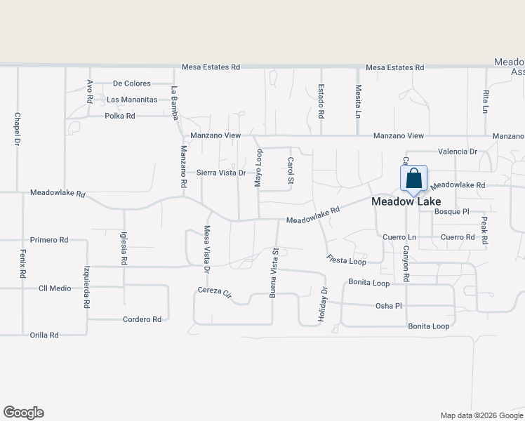 map of restaurants, bars, coffee shops, grocery stores, and more near 2 Mayo Loop in Los Lunas