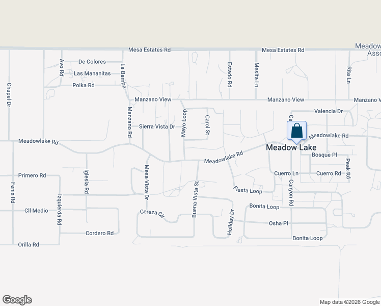 map of restaurants, bars, coffee shops, grocery stores, and more near 2 Mayo Loop in Los Lunas