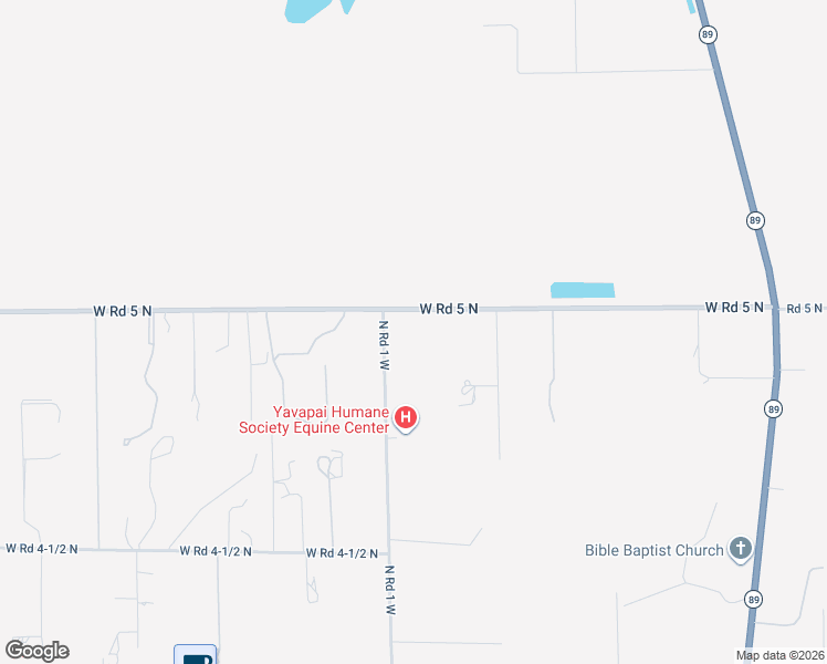 map of restaurants, bars, coffee shops, grocery stores, and more near 571-999 West Road 5 North in Chino Valley