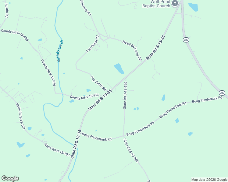 map of restaurants, bars, coffee shops, grocery stores, and more near 893 State Road S-13-35 in Pageland