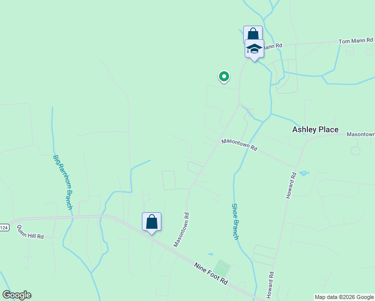 map of restaurants, bars, coffee shops, grocery stores, and more near 762 Masontown Road in Newport