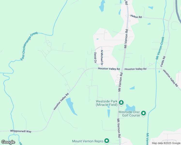 map of restaurants, bars, coffee shops, grocery stores, and more near 1410 South Michael Drive in Tunnel Hill