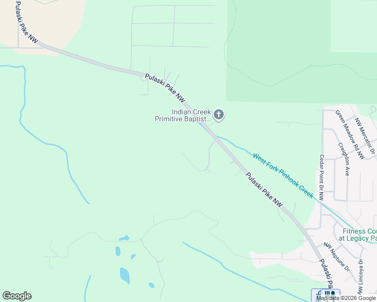 map of restaurants, bars, coffee shops, grocery stores, and more near 5014 Monica Road Northwest in Huntsville