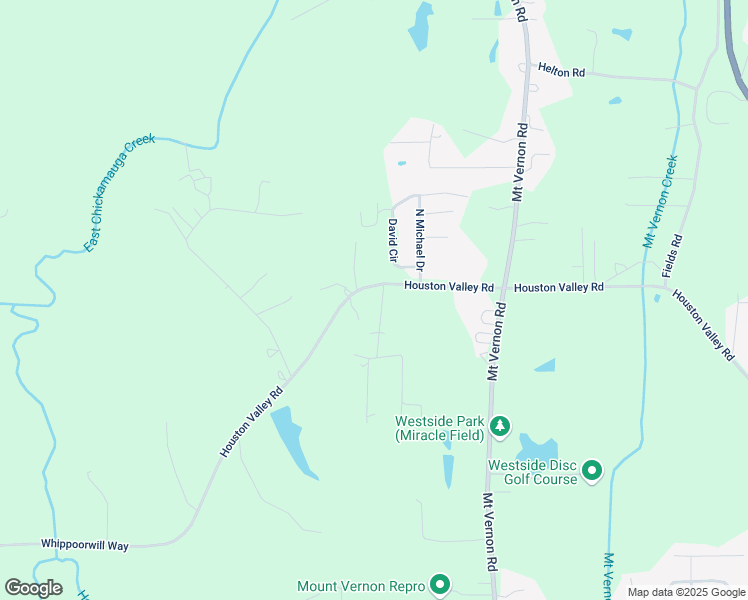 map of restaurants, bars, coffee shops, grocery stores, and more near 1410 South Michael Drive in Tunnel Hill