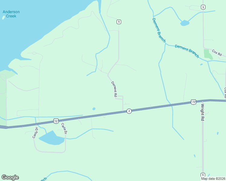 map of restaurants, bars, coffee shops, grocery stores, and more near 17695 Dement Road in Athens