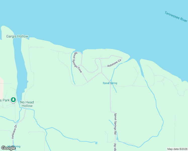 map of restaurants, bars, coffee shops, grocery stores, and more near 2095-2240 Sprout Springs Road in Muscle Shoals