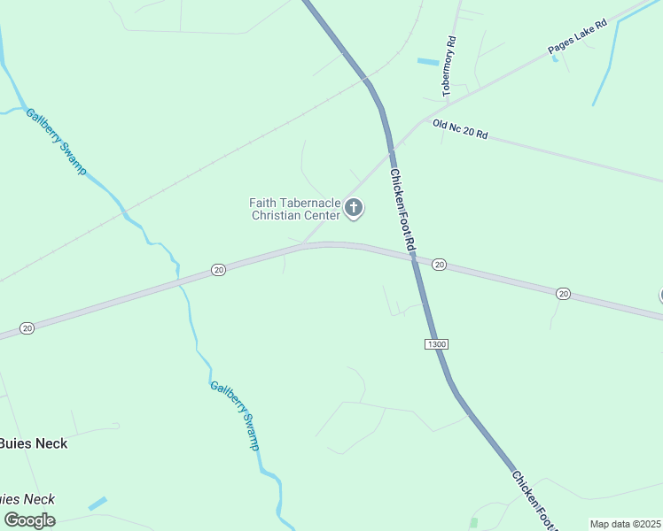 map of restaurants, bars, coffee shops, grocery stores, and more near 3689 North Carolina 20 in Saint Pauls