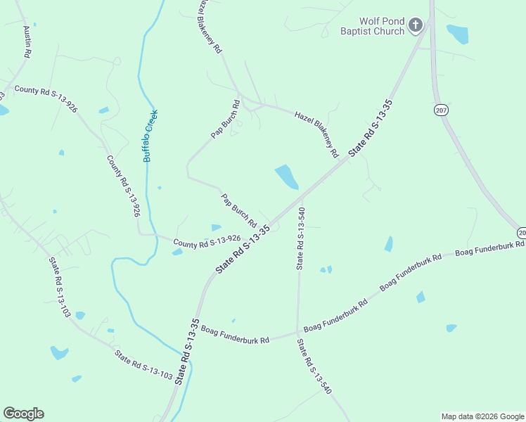 map of restaurants, bars, coffee shops, grocery stores, and more near 893 State Road S-13-35 in Pageland