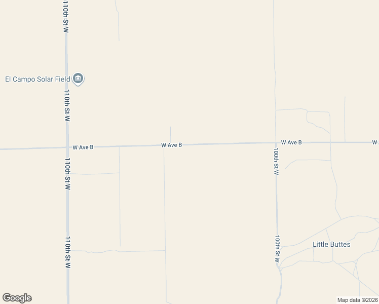 map of restaurants, bars, coffee shops, grocery stores, and more near 10400 West Avenue B in Lancaster