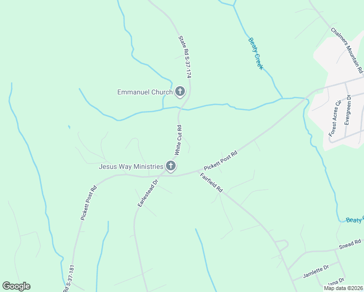map of restaurants, bars, coffee shops, grocery stores, and more near 916 White Cut Road in Walhalla