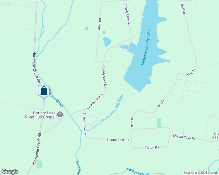 map of restaurants, bars, coffee shops, grocery stores, and more near 2727 County Lake Road in Gurley