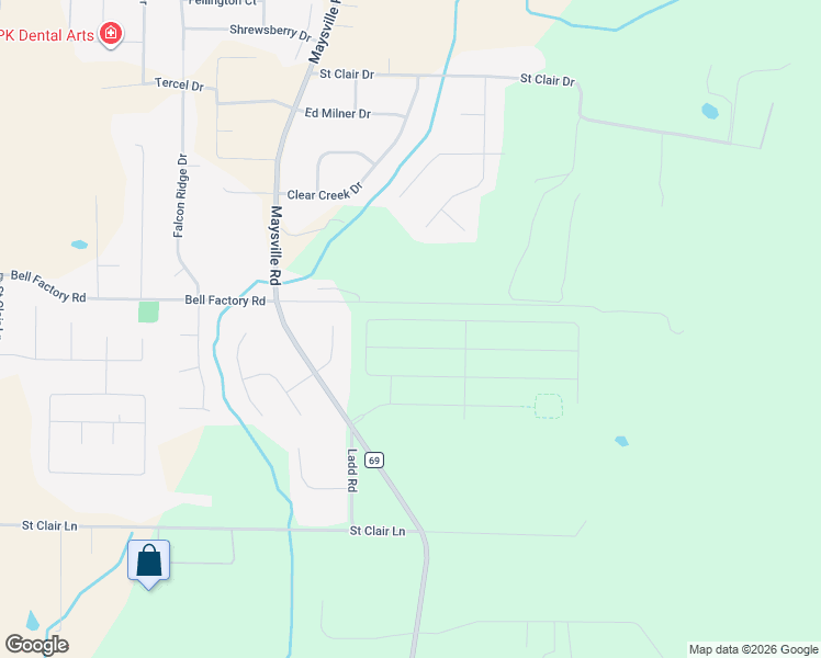 map of restaurants, bars, coffee shops, grocery stores, and more near in Huntsville