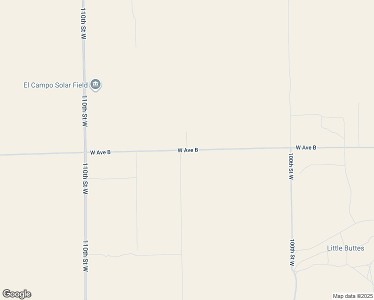 map of restaurants, bars, coffee shops, grocery stores, and more near 10500 West Avenue B in Lancaster