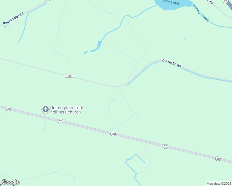 map of restaurants, bars, coffee shops, grocery stores, and more near 1405 Old Nc 20 Road in Saint Pauls