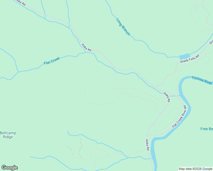 map of restaurants, bars, coffee shops, grocery stores, and more near 260 Flat Creek Crossing in Blue Ridge