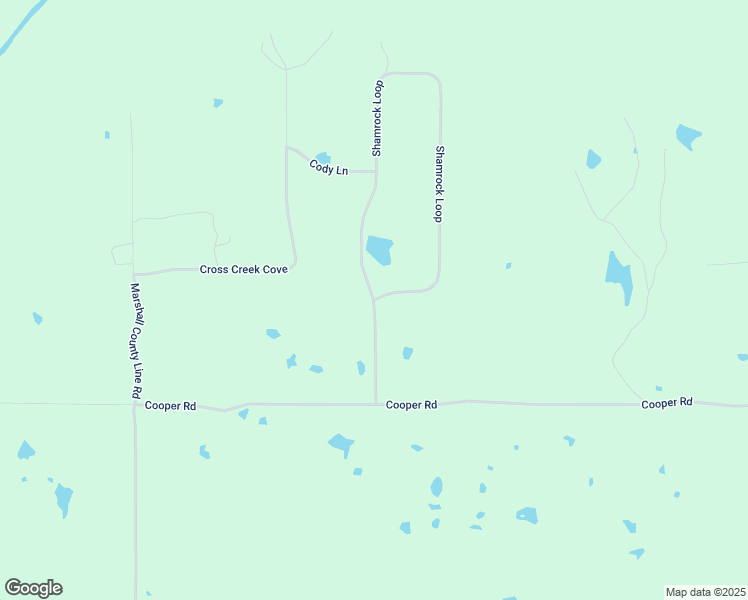 map of restaurants, bars, coffee shops, grocery stores, and more near 200 Shamrock Loop in Byhalia