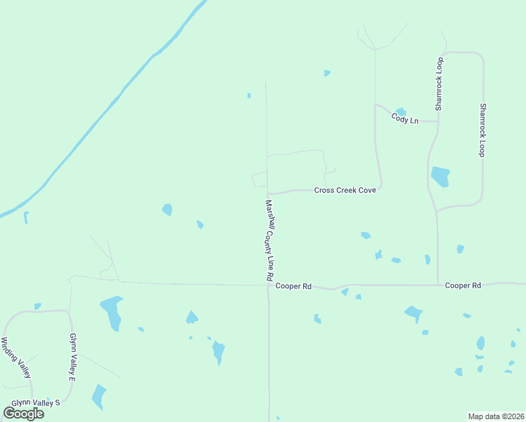 map of restaurants, bars, coffee shops, grocery stores, and more near 3665 Marshall County Line Road in Byhalia