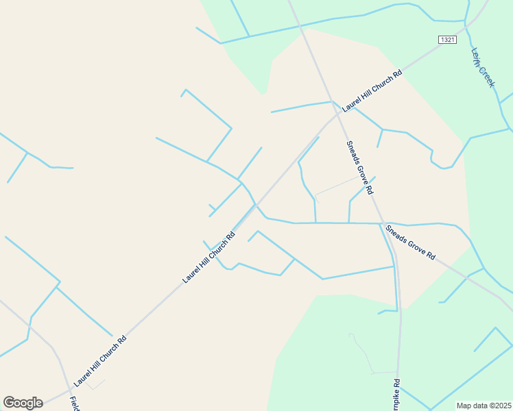 map of restaurants, bars, coffee shops, grocery stores, and more near State Road 1321 in Laurel Hill