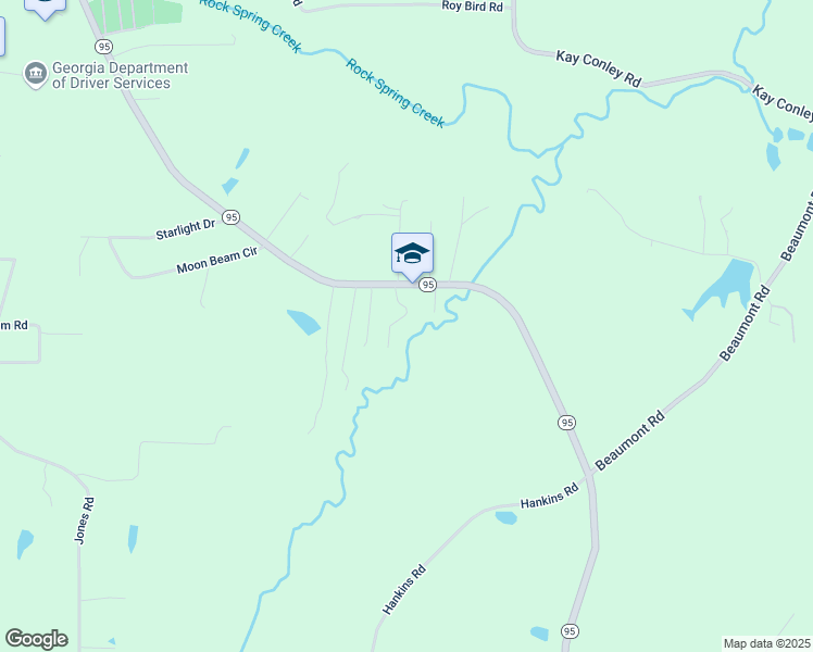 map of restaurants, bars, coffee shops, grocery stores, and more near 40 Blessed Way in Rock Spring