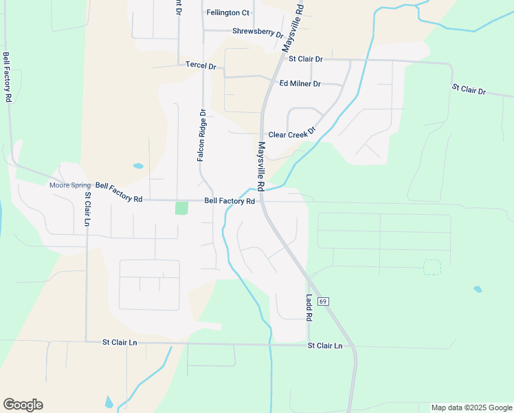 map of restaurants, bars, coffee shops, grocery stores, and more near 990 Bell Factory Road in Huntsville