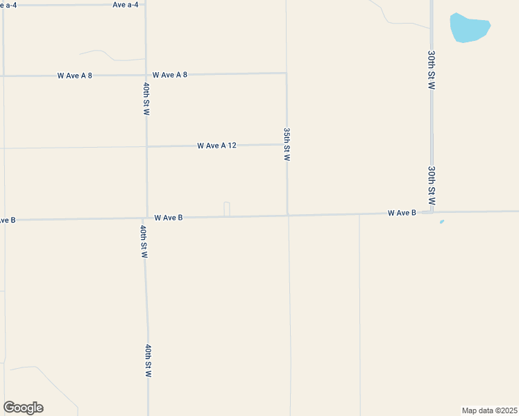 map of restaurants, bars, coffee shops, grocery stores, and more near 36th Street West in Lancaster