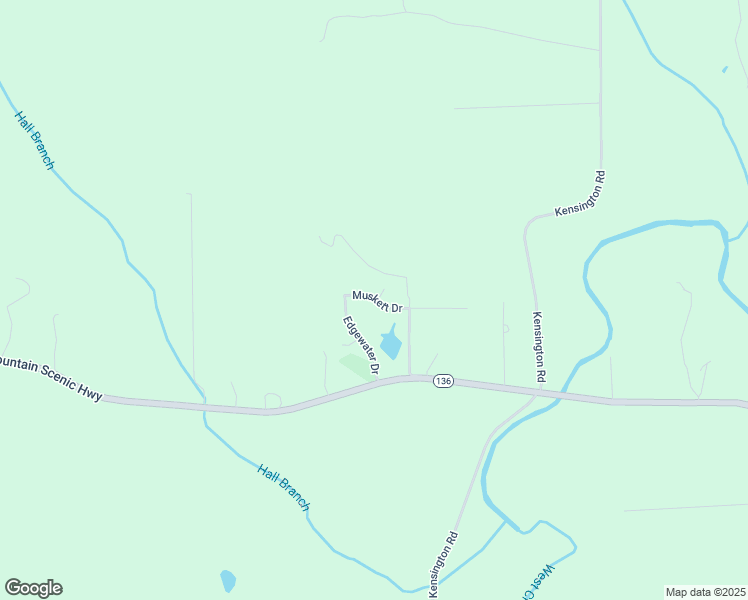 map of restaurants, bars, coffee shops, grocery stores, and more near 218 Edgewater Drive in Chickamauga