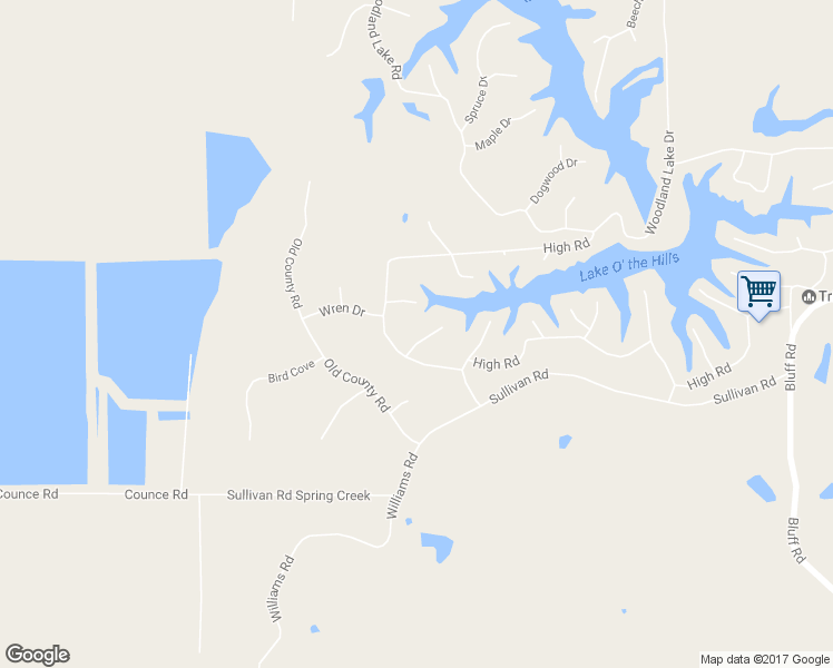 map of restaurants, bars, coffee shops, grocery stores, and more near 3675 Councils Ford Cove in Hernando