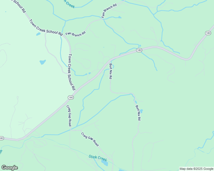 map of restaurants, bars, coffee shops, grocery stores, and more near 218 Burt Nix Road in Blairsville