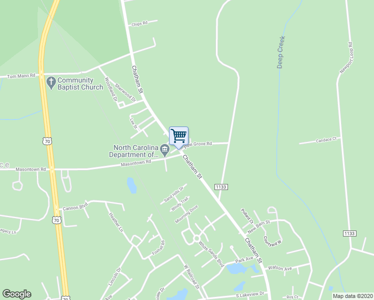 map of restaurants, bars, coffee shops, grocery stores, and more near 112 Pine Grove Road in Newport