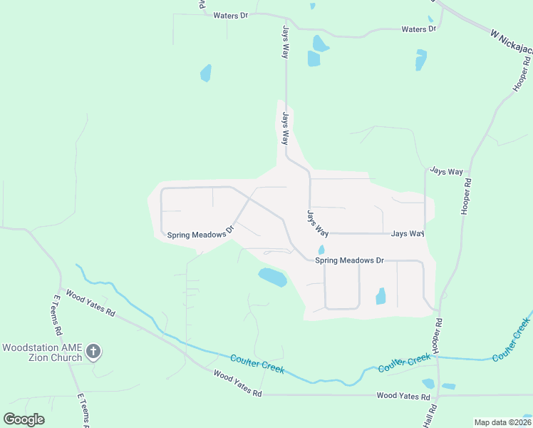 map of restaurants, bars, coffee shops, grocery stores, and more near 71 Crosswinds Drive in Ringgold