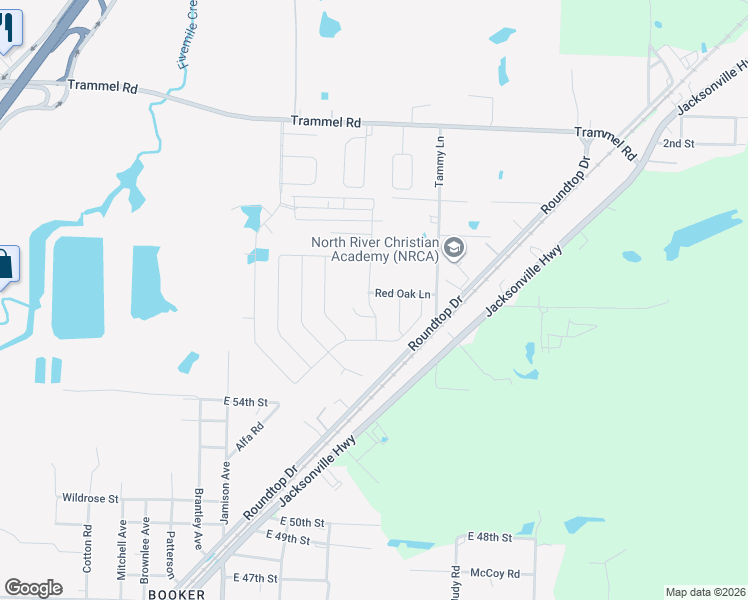 map of restaurants, bars, coffee shops, grocery stores, and more near 7109 Ridgemist Lane in North Little Rock