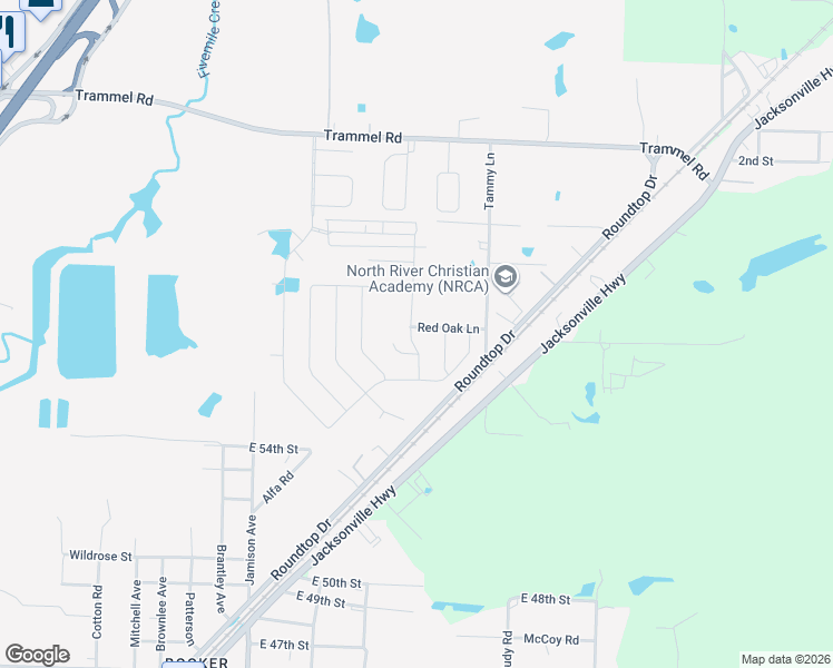 map of restaurants, bars, coffee shops, grocery stores, and more near 7109 Ridgemist Lane in North Little Rock