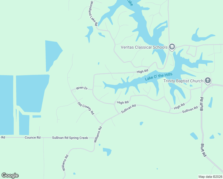 map of restaurants, bars, coffee shops, grocery stores, and more near 3571 Ben Lendis Ridge in Hernando