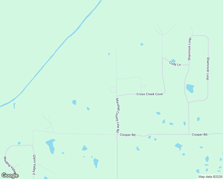 map of restaurants, bars, coffee shops, grocery stores, and more near 3665 Marshall County Line Road in Byhalia
