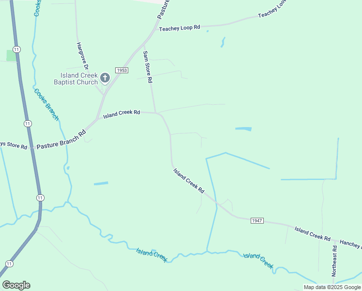 map of restaurants, bars, coffee shops, grocery stores, and more near 108 Blue Jay Lane in Rose Hill